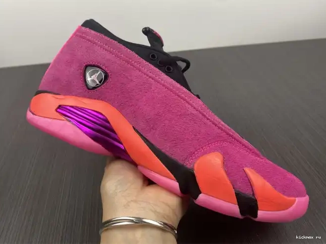 Rep Kickmax Jordan Pink Retro Shocking (W) Low 14 DH4121-600 0529